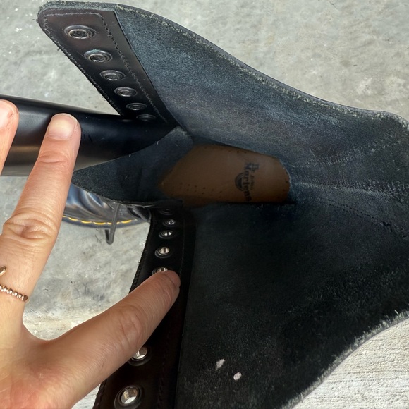 Dr. Martens Gray Interior Boots - Picture 1 of 13
